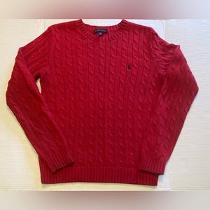 Women’s Ralph Lauren thick cable knit sweater